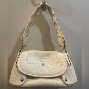 Helen Kaminski Elegant Cream Leather Shoulder Bag